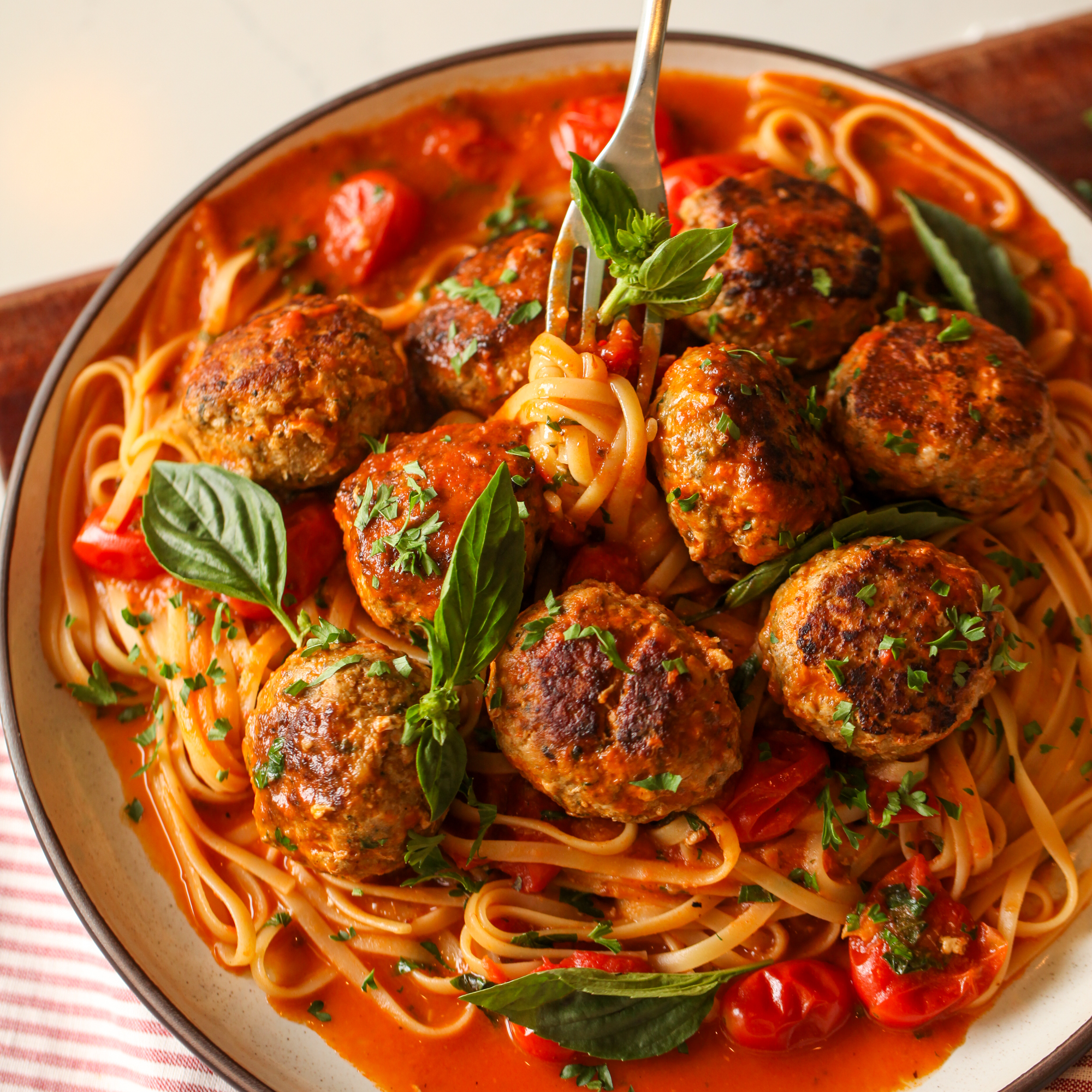 Italian Pork meatballs